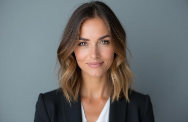 Sharp and confident professional headshot portrait example